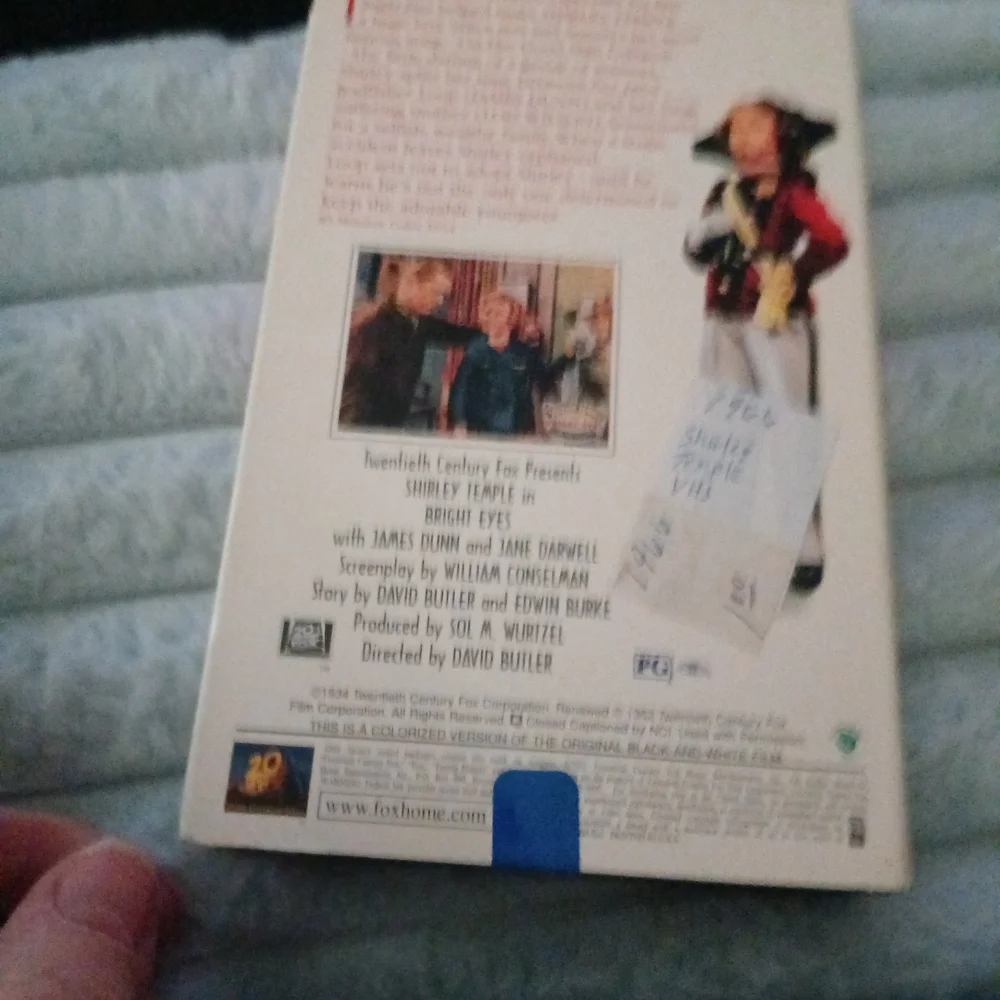 Shirley Temple Classic VHS Collection - Blue & Pink Covers